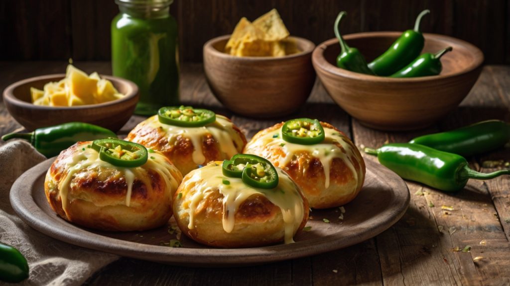 Freshly Baked Keto Jalapeno Buns