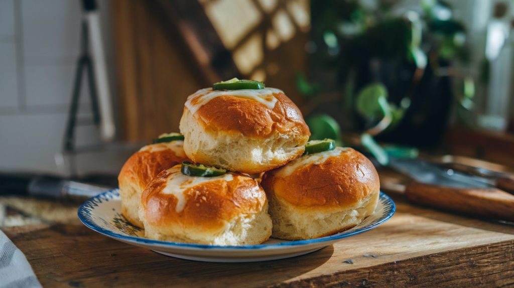 Freshly Baked Keto Jalapeno Buns