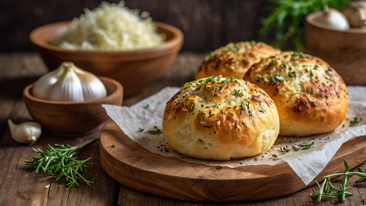 Freshly Coocked Garlic Bun