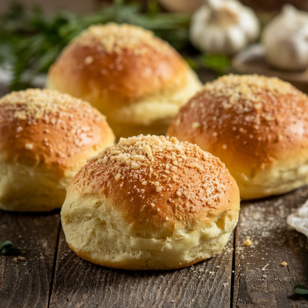 Freshly Coocked Garlic Bun