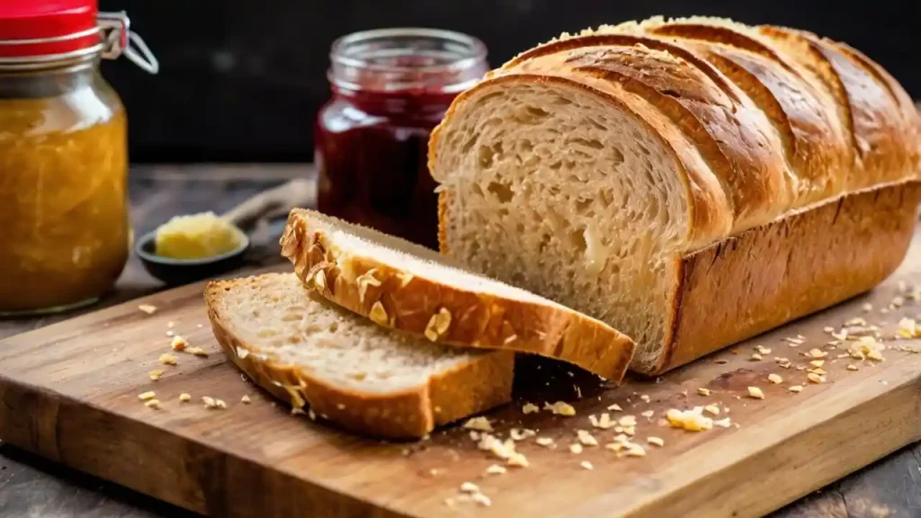 GoldenBrown Sourdough Sandwich Bread